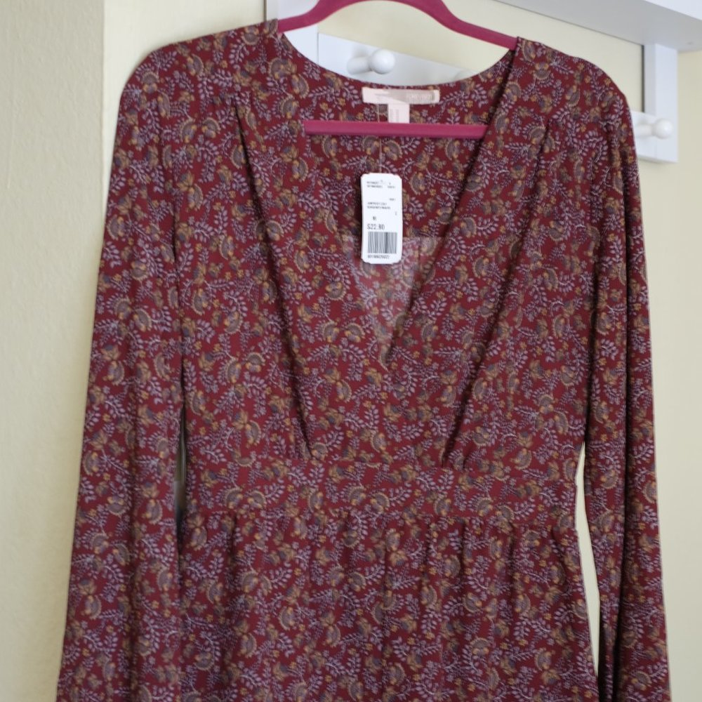 Paisley Long Sleeved Romper